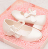 公主鞋女童配礼服白色小孩子穿的高跟鞋钢琴表演鞋走秀鞋子水晶鞋