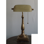 欧式新古典复古铜台灯客厅书房卧室床头灯样板房软装全铜台灯饰