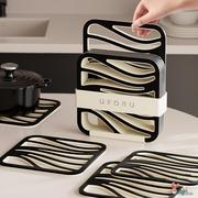 餐垫隔热垫防烫碗垫家用厨房法式放盘垫塑料杯垫专用耐高温餐桌垫