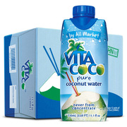 进口vitacoco唯他可可椰子水维他可可nfc果汁饮料椰青330整箱12瓶