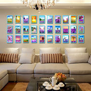 30相框组合照片墙客厅，装饰相片墙走廊，相框企业标语挂画影楼洗照片