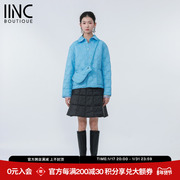 原1980iincfengyitan21aw绗缝，格纹花朵腰带短裙