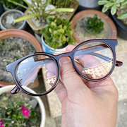 日系复古阿拉蕾眼镜框潮流网红男女街拍非主流圆形眼镜架近视可配