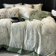 复古花卉100s纯棉长绒棉，四件套高级全棉数码，印花被套床单床上用品