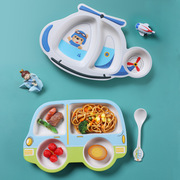 可爱家用幼儿园卡通餐盘，儿童分格，餐具宝宝母婴用品辅食工具