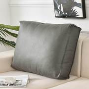 现代科技布沙发靠垫床头靠背垫长方形靠枕抱枕客厅床上软包可拆洗