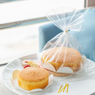 戚风蛋糕包装袋6寸8寸蛋糕点心面包吐司烘焙透明袋子西点包装盒