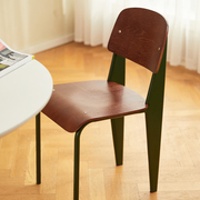 八九间幻日北欧设计师餐椅ins复古椅子餐桌椅小户型家用靠背凳子