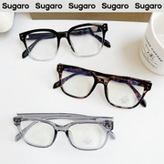 49mm韩版时尚超轻方框眼镜男女可配度数防蓝光近视墨镜圆脸素颜镜