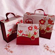 结婚红色糖果包装盒提亲大号回礼喜糖盒陪嫁盒伴手礼盒空盒子
