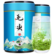 毛尖绿茶明前特级浓香型炒青绿茶2024新茶高山云绿茶春茶嫩芽罐装