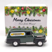 1 32福特老爷车圣诞车礼物收藏合金玩具车模压铸模型成品装饰