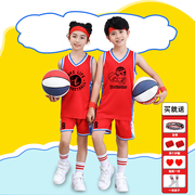 儿童球衣篮球女孩男童定制幼儿园宝宝演出服运动会班服表演衣服夏