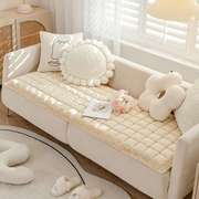 家居布艺沙发垫舒适透气亮色馒头，垫飘窗垫背部防滑硅胶颗粒工艺