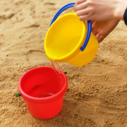 加厚儿童沙滩玩具桶大号小号套装宝宝挖沙玩沙决明子戏水工具单个