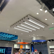360圆管大直径超长照明服装店LED灯管超亮双排商场展会工程参照商