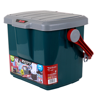 爱丽思车载箱汽车后备箱工具收纳箱塑料桶钓鱼桶凳洗车水桶RV-25B