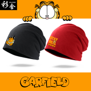 加菲猫卡通动漫动画周边包头帽子男女学生骑行车防寒风加绒保暖帽