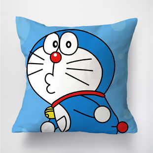 哆啦A梦机器猫定制卡通两用抱枕被子床头靠枕汽车沙发靠垫午睡枕