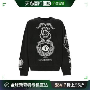 香港直邮Givenchy 纪梵希 男士 Crest 宽松版型抓绒运动衫 BMJ0LC