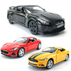 福特野马模型合金玛莎拉蒂GTR车模摆件黑白黄红色小汽车跑车玩具