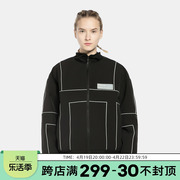 hipanda你好熊猫设计潮牌国潮女熊猫第五元素，反光条机能外套