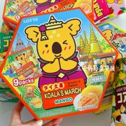 泰国进口乐天小熊饼干巧克力夹心饼干热带水果味儿童饼干零食
