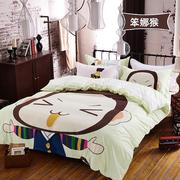 纯棉床上四件套全棉卡通1.5米1.8m2.0m床上用品双人被套床单4件套