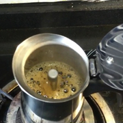意式不锈钢电摩卡壶，复古食品级虹吸式咖啡壶商用家用浓缩咖啡器具