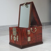 红木首饰盒大红酸枝独板高档珠宝箱收纳盒榫卯，复古中式老挝实木质