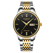 手表男商务简约瑞士钢带全自动机械表带日历时尚精钢夜光国产腕表