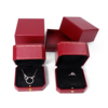 红色按扣首饰盒精致戒指盒，求婚手镯项链盒单个珠宝包装盒袋子