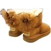 603短筒靴真皮羊皮毛，一体雪地靴，套筒平跟冬季保暖女靴子
