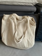 大容量韩版包包女斜纹帆布，通勤单肩手提休闲女包简约慵懒购物袋潮