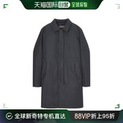 韩国直邮maestro毛呢大衣，22fw炭色灰色，可拆卸里子短外套mat