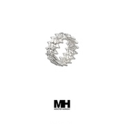 monsterharmony原创设计时尚简约个性，菱形戒指ins风，食指精致指环