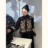 新年秋冬季女装唐装中国风新中式独特超好看黑色棉衣棉服外套