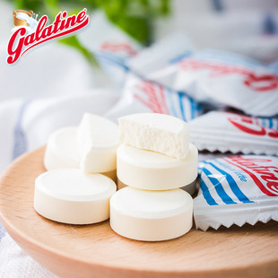 意大利进口GALATINE佳乐定含钙儿童宝宝奶糖牛奶片零食浓郁