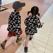 泰国亲子装儿童防晒衣兄妹装女童防晒防寒儿童超薄外套