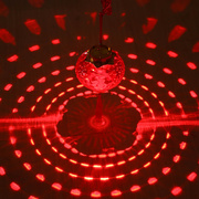 新年儿童发光手提灯笼带音乐水晶福字投影室内装饰春节元宵小灯笼