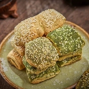 宁波特产奉化千层饼蒋介石故乡老式传统手工糕点酥海苔味饼干零食