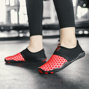 赤足袜子鞋贴肤瑜伽鞋防滑健身鞋室内健身房跑步机鞋跳绳跳操鞋女