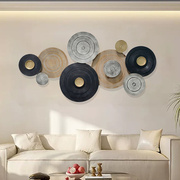 摩洛哥民宿沙发背景墙面壁饰，挂件侘寂风客厅铁艺，墙饰圆形装饰壁挂