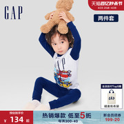 超级飞侠联名Gap男幼童春秋舒适家居服儿童装运动套装770076