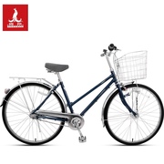 凤凰自行车26寸复古轻便代步男女式青少年学生成人城市通勤单车