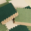 日本绒面拼接地毯方块卧室泡沫地垫榻榻米防滑地板垫子儿童爬行垫