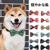 和风日式日本原创手工宠物，猫咪狗狗脖圈配饰品柴犬蝴蝶结领结领带