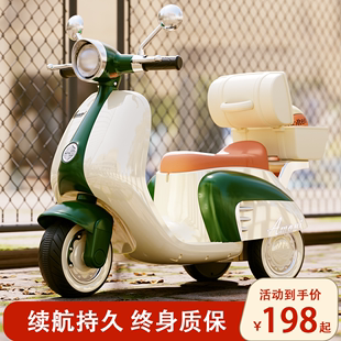 儿童电动车摩托车可坐人三轮男女孩宝宝电瓶遥控汽车充电玩具童车