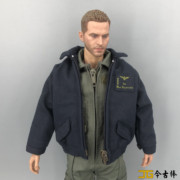 威龙dml16兵人模型，现代美军飞行员战术，夹克衣服休闲风衣外套