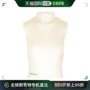 香港直邮潮奢 Marni 玛尼 女士 高领无袖针织上衣 DVMD0171A0UFV2